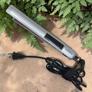 Calista x Maria McCool Flat Iron Vibrating Plates Hair Straightener Swivel Cord